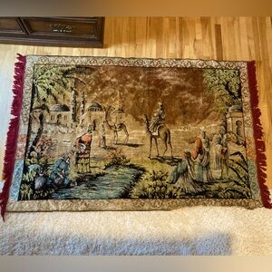 Vintage Tapestry or Rug 72”x48”